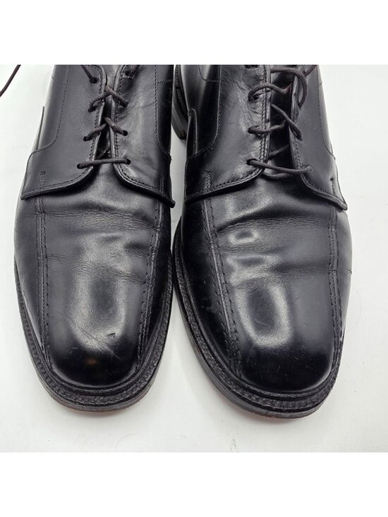 Allen Edmonds Hillcrest Mens Size 9.5 Black Leather Bicycle Toe Lace Up Oxfords main image 10